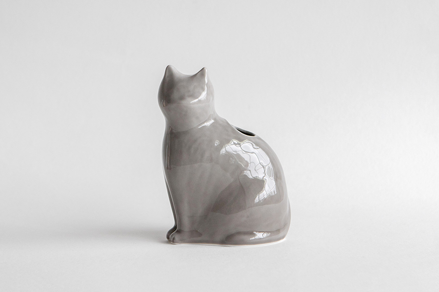 amabro - I AM 瓷花器  / 黑貓