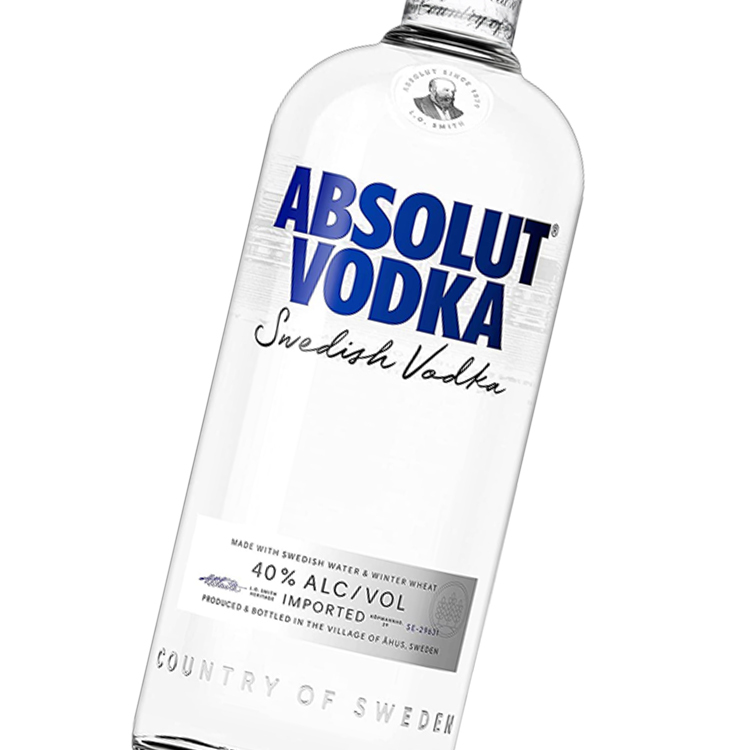 Absolut Blue Original Swedish Vodka 1000ml (無盒）