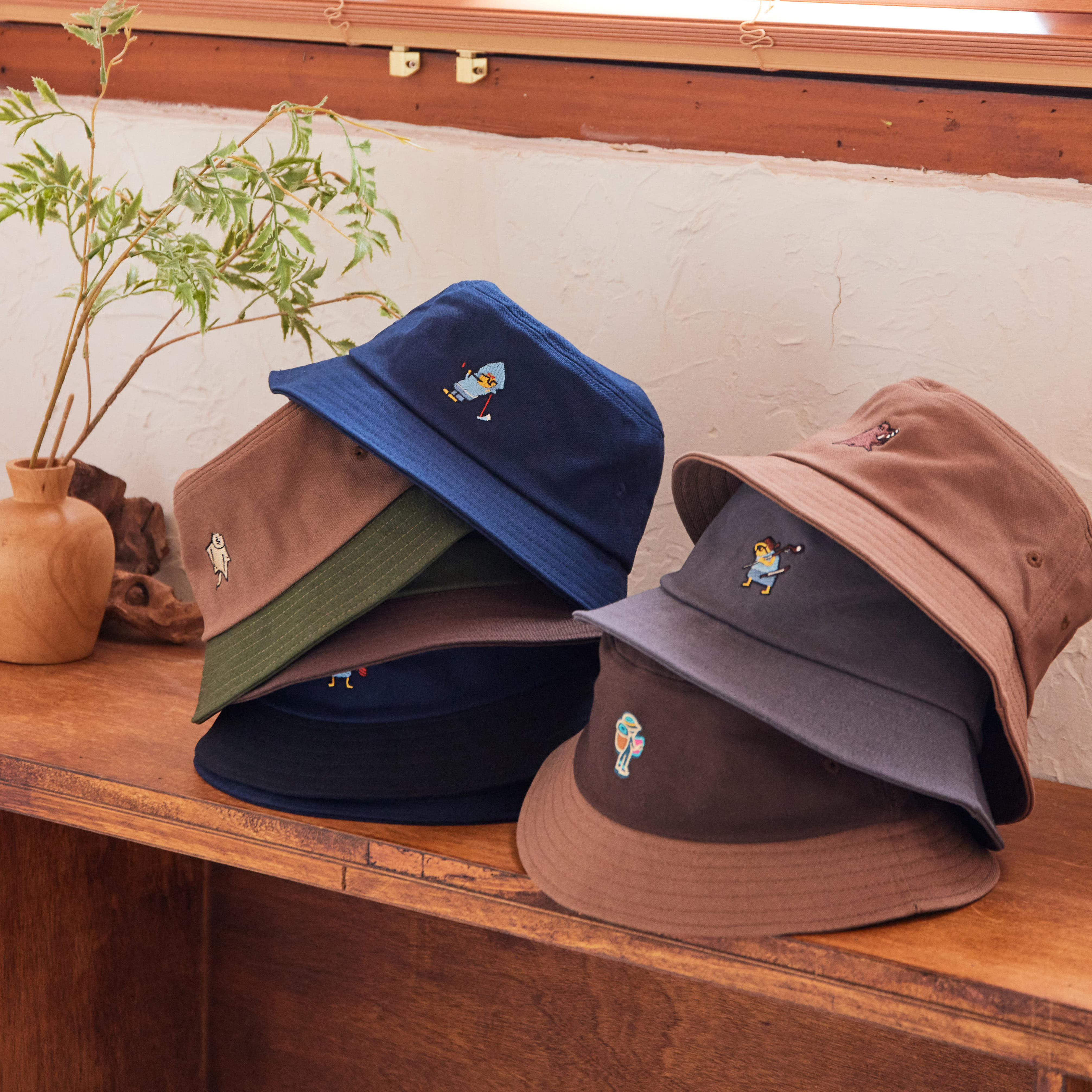 《部落生活》城市復古漁夫  單色帽