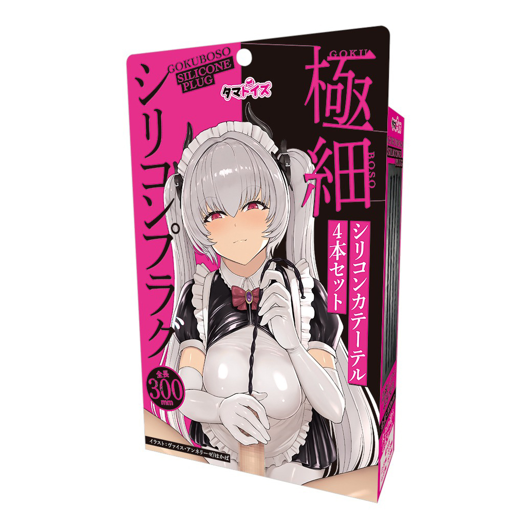 Tamatoys GOKUBOSO 極細超長矽膠 尿道棒 4件套