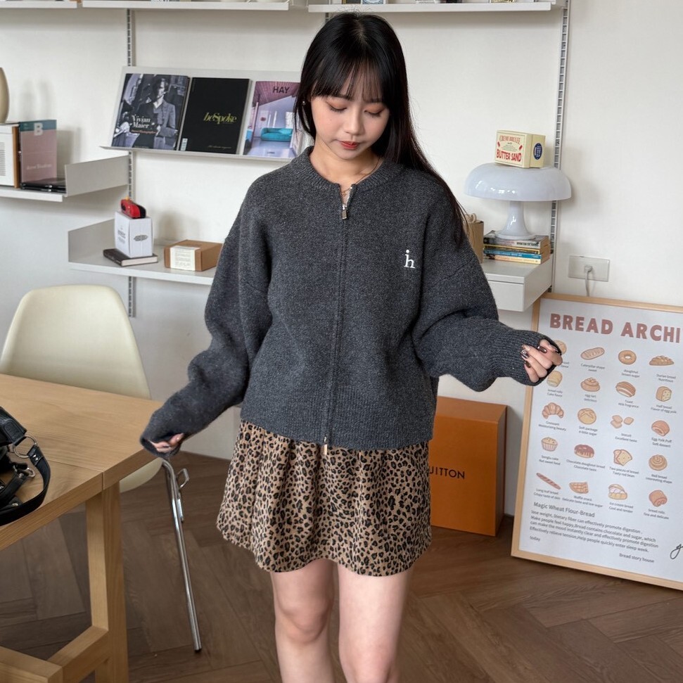 甜豹小心機 麂皮絨豹紋短裙