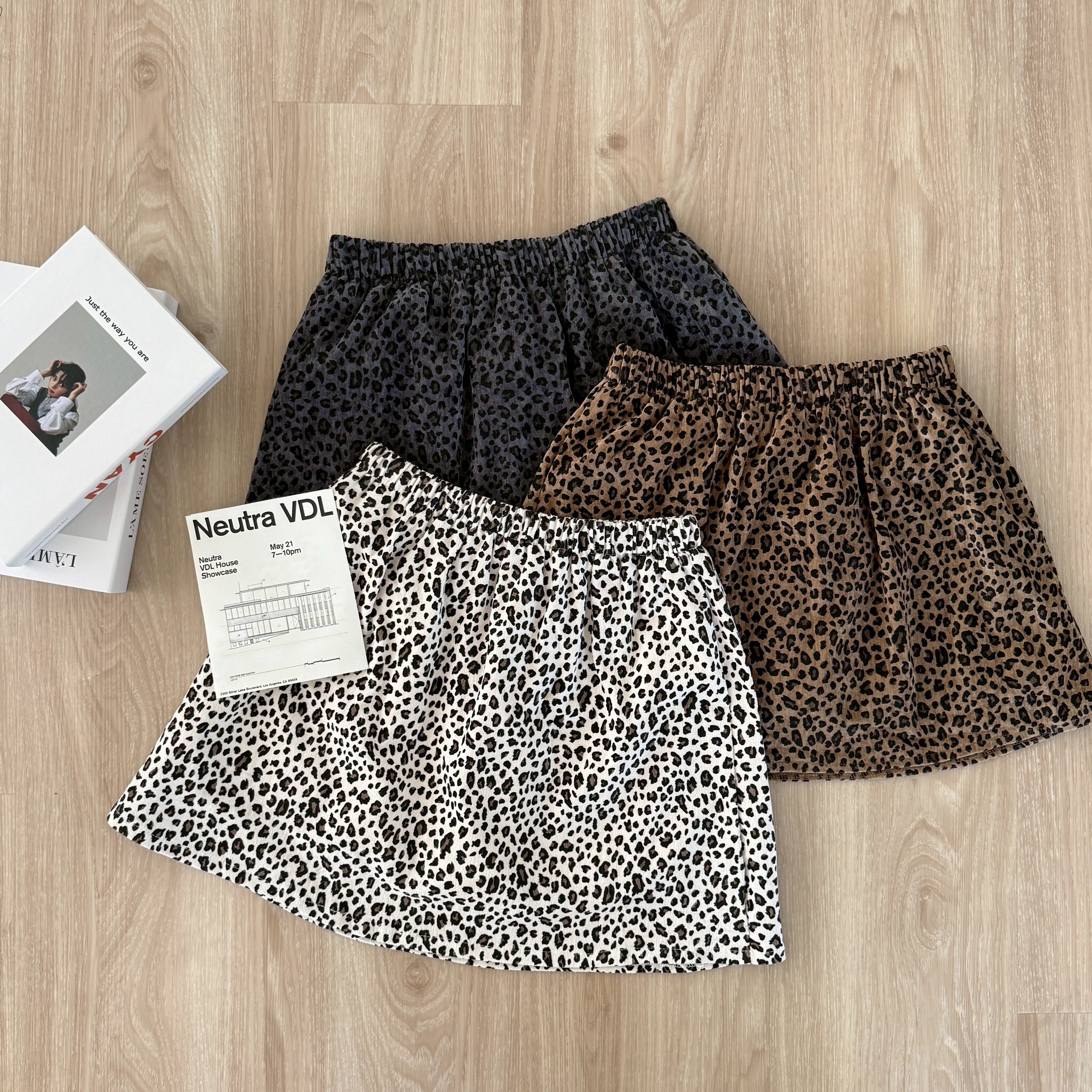 甜豹小心機 麂皮絨豹紋短裙