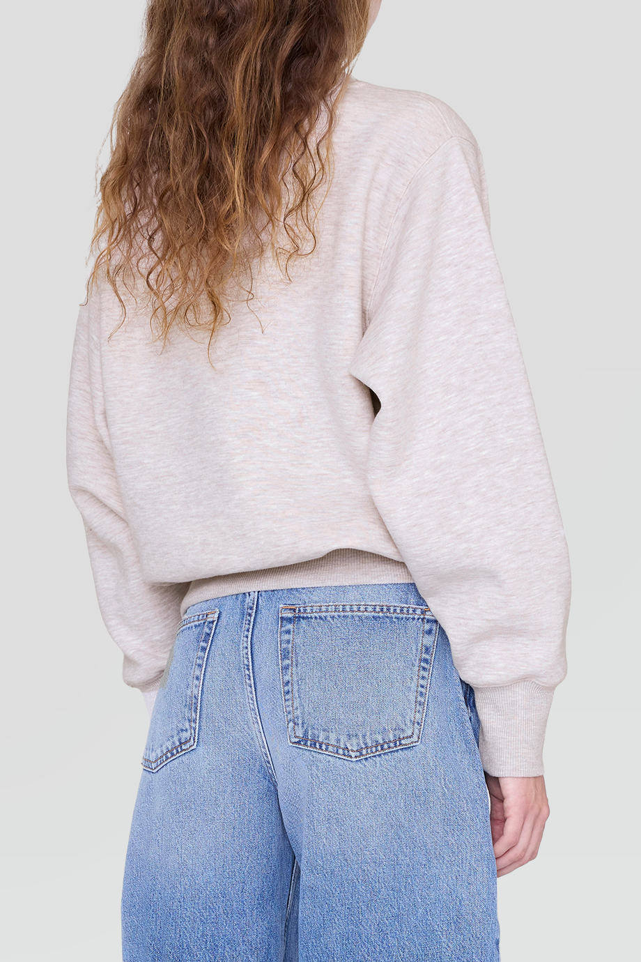 Anine Bing｜HARRY 品牌絨布貼飾衛衣