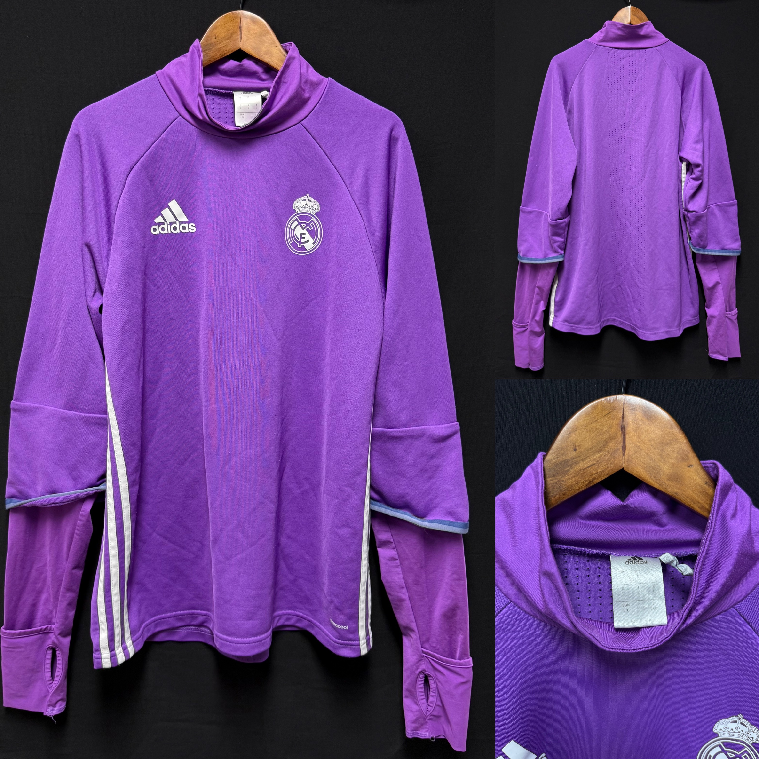 Real Madrid 2016-2017 Adidas Training Shirt