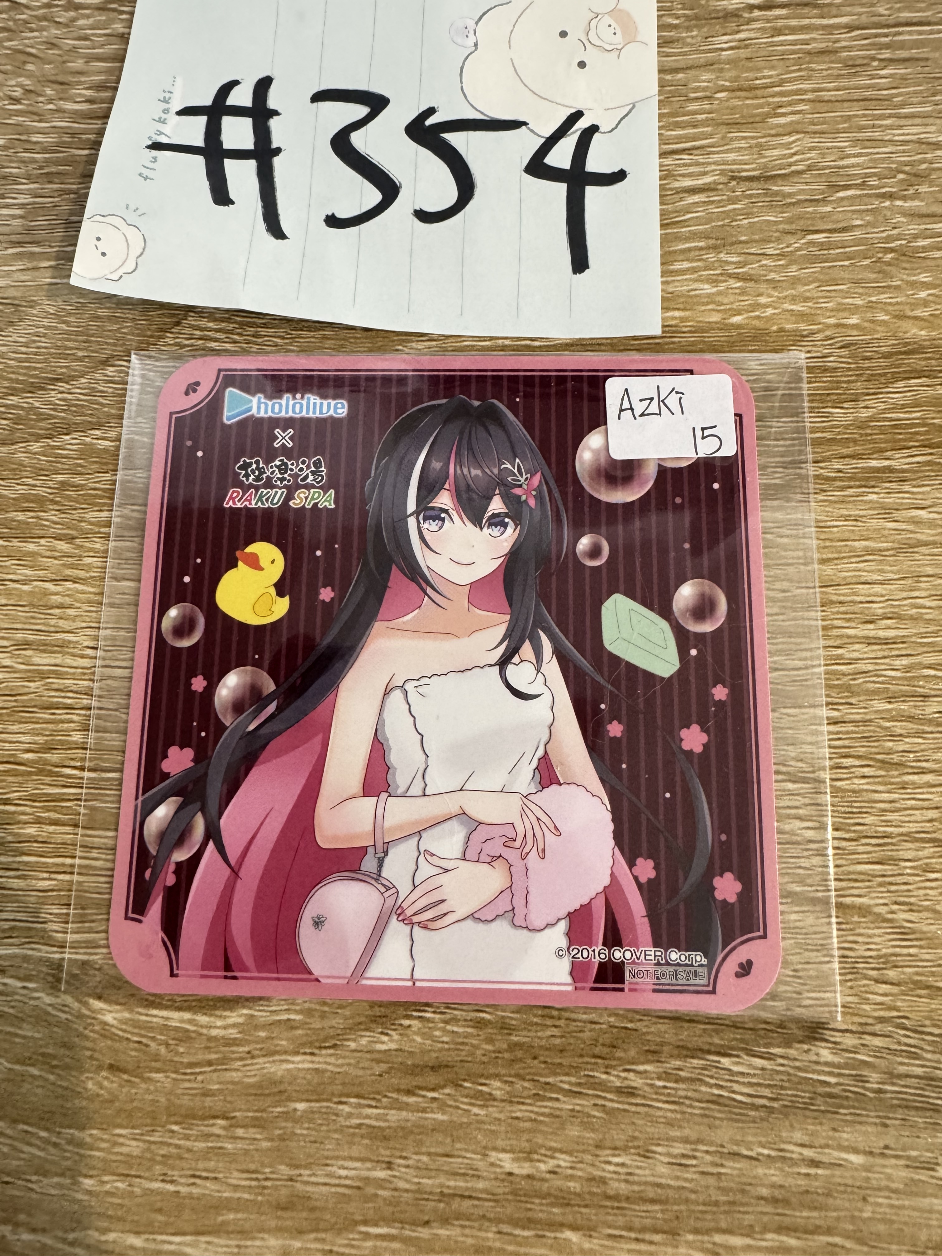 HOLOLIVE  AZKI 杯墊#354