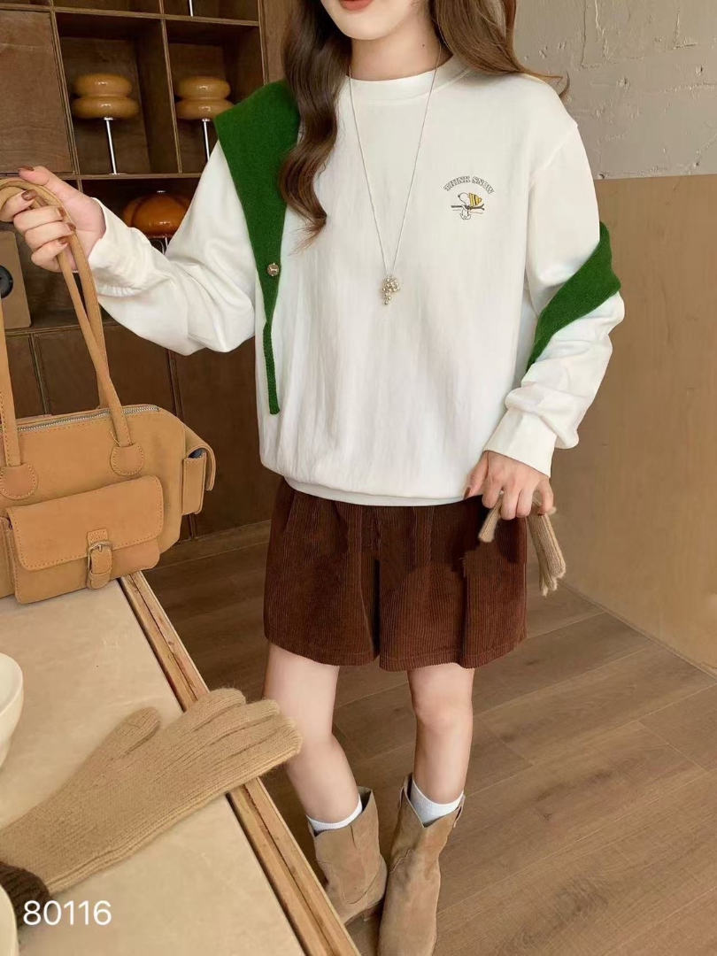 微挺度不貼肉★暖心洗水棉上衣