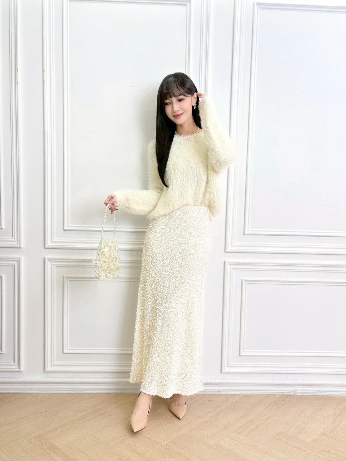 閃閃動人!全亮片魚尾裙