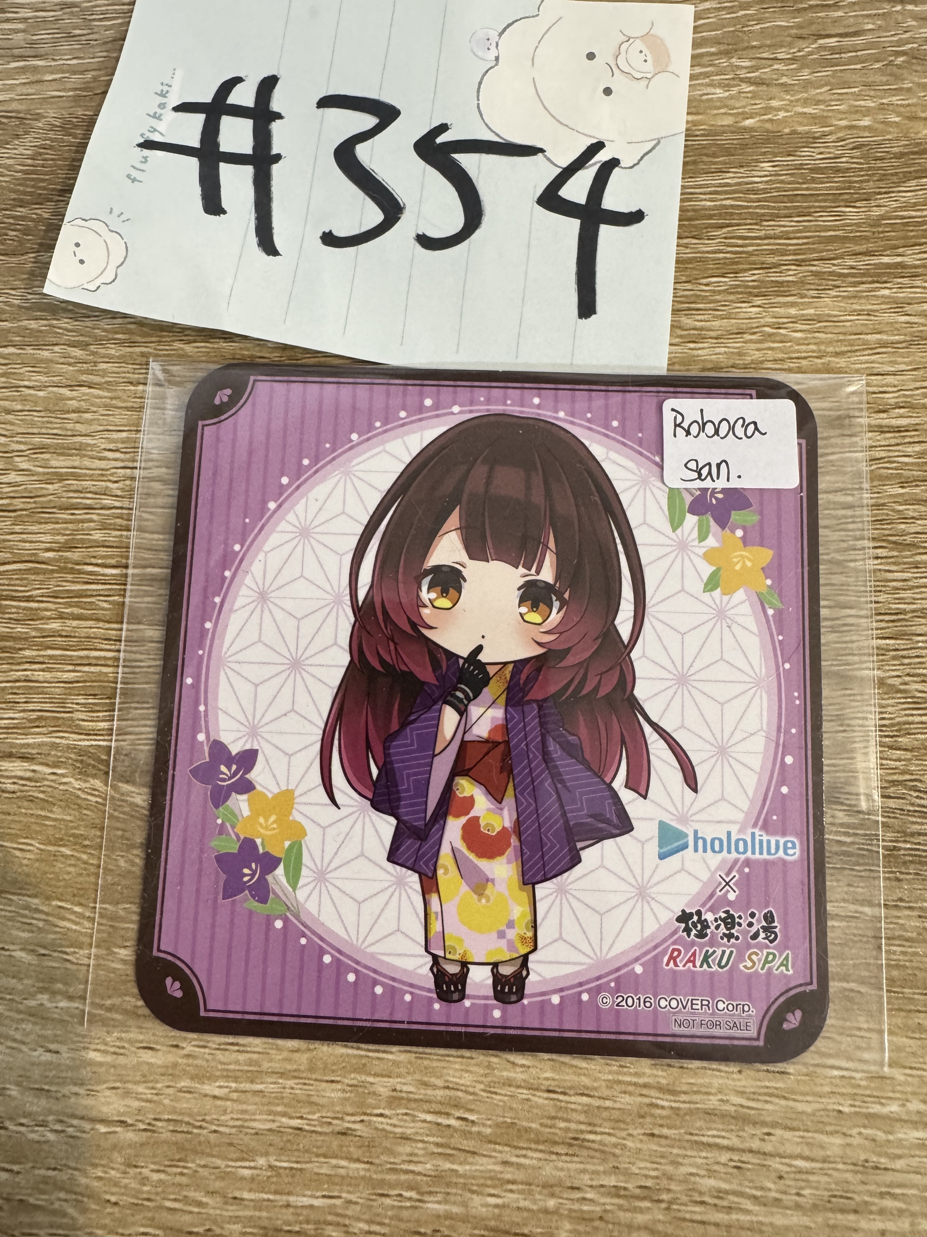 HOLOLIVE  ROBOCASAN 杯墊#354