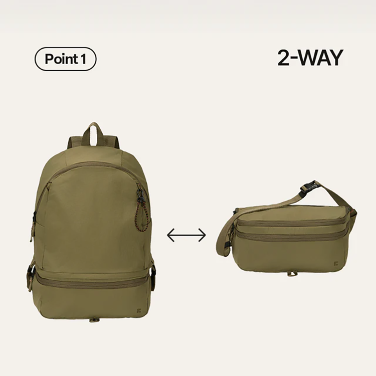 Branden Multi Packable Backpack 多功能變形背囊