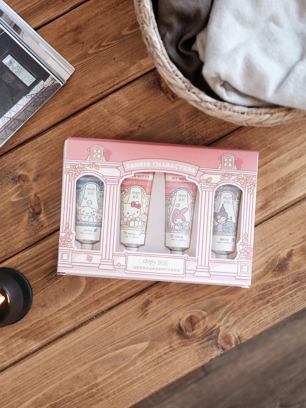 三麗鷗 聯名款 KITTY 香氛 護手霜 4入 禮盒裝