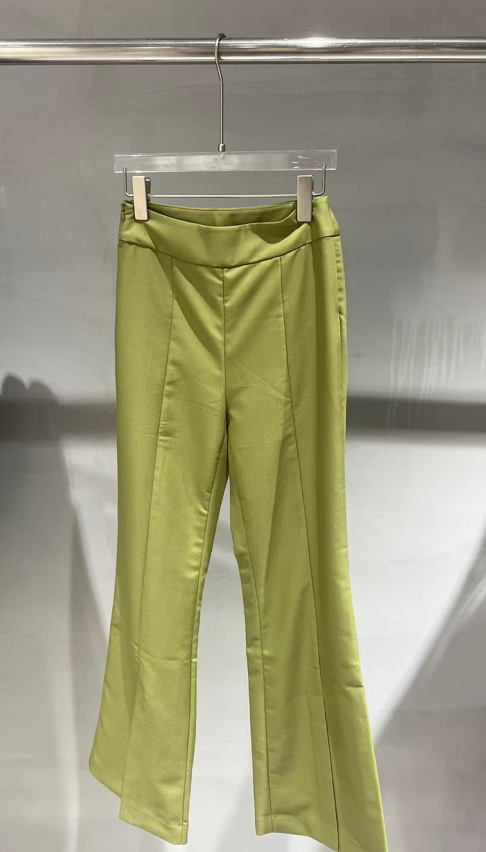 1208FH06-Fashion靚衫-长裤绿色（A6）