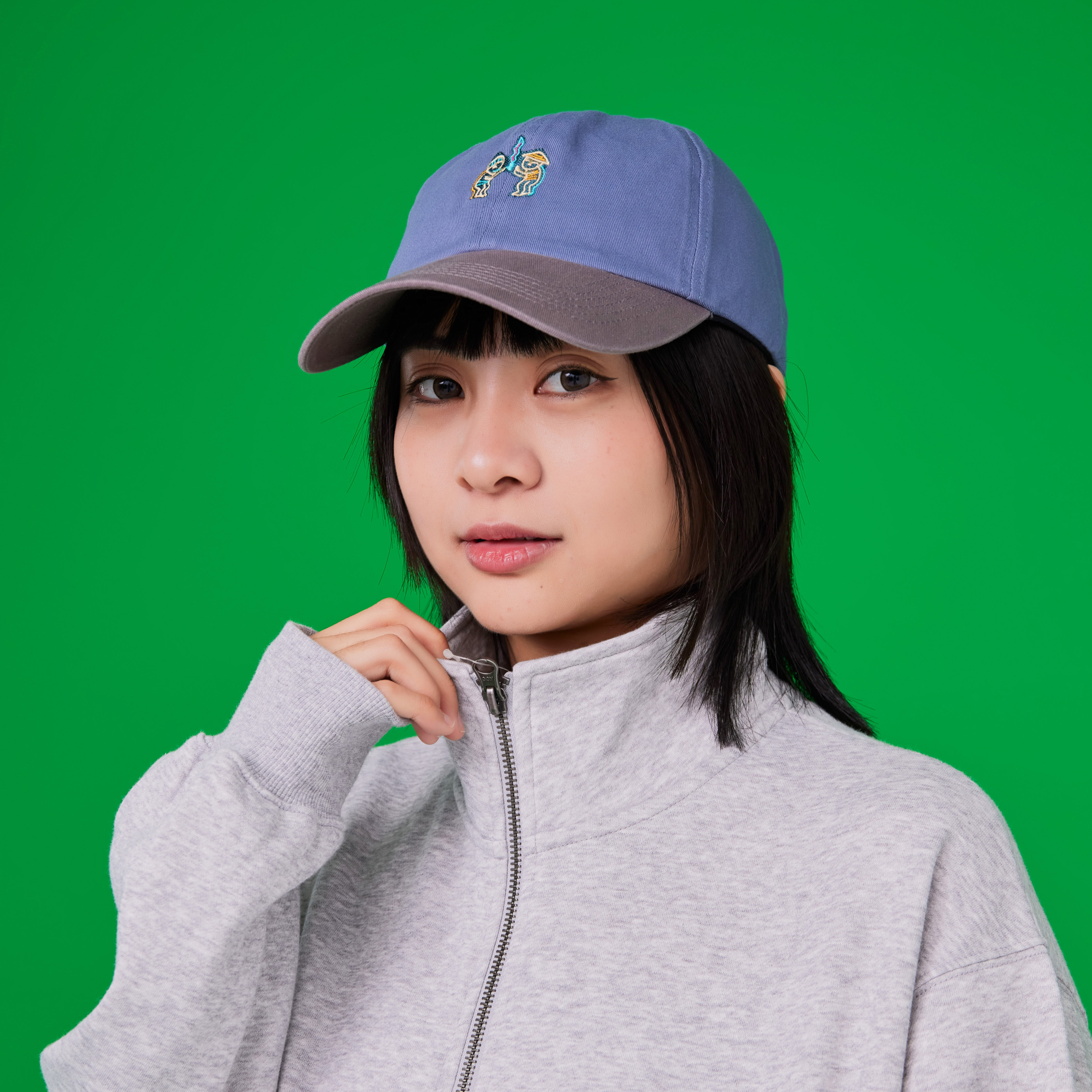 《入山之前，出發之後》城市復古棒球  拼色帽