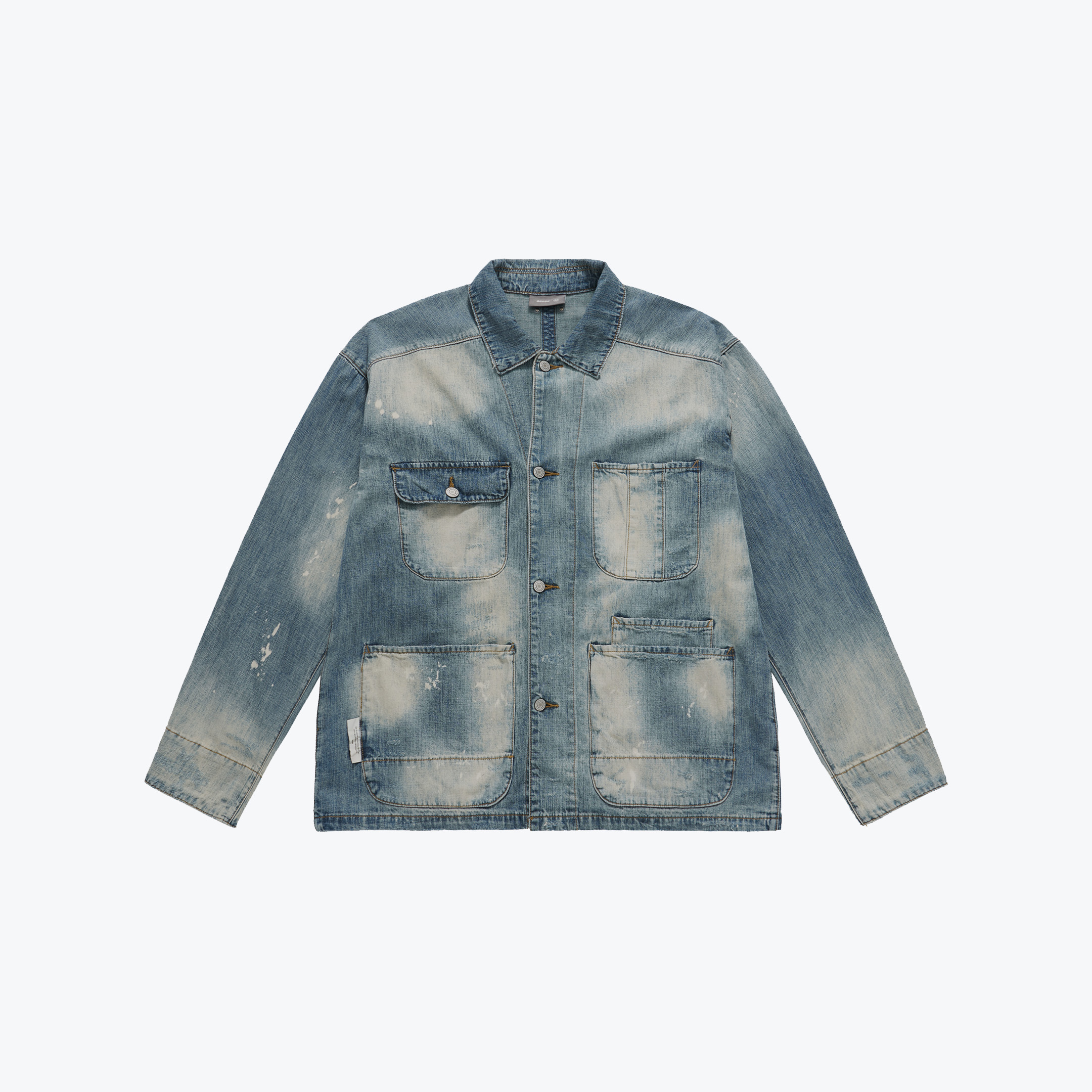 Sense Store M25-51Ageing Coverall Jacket  - Blue