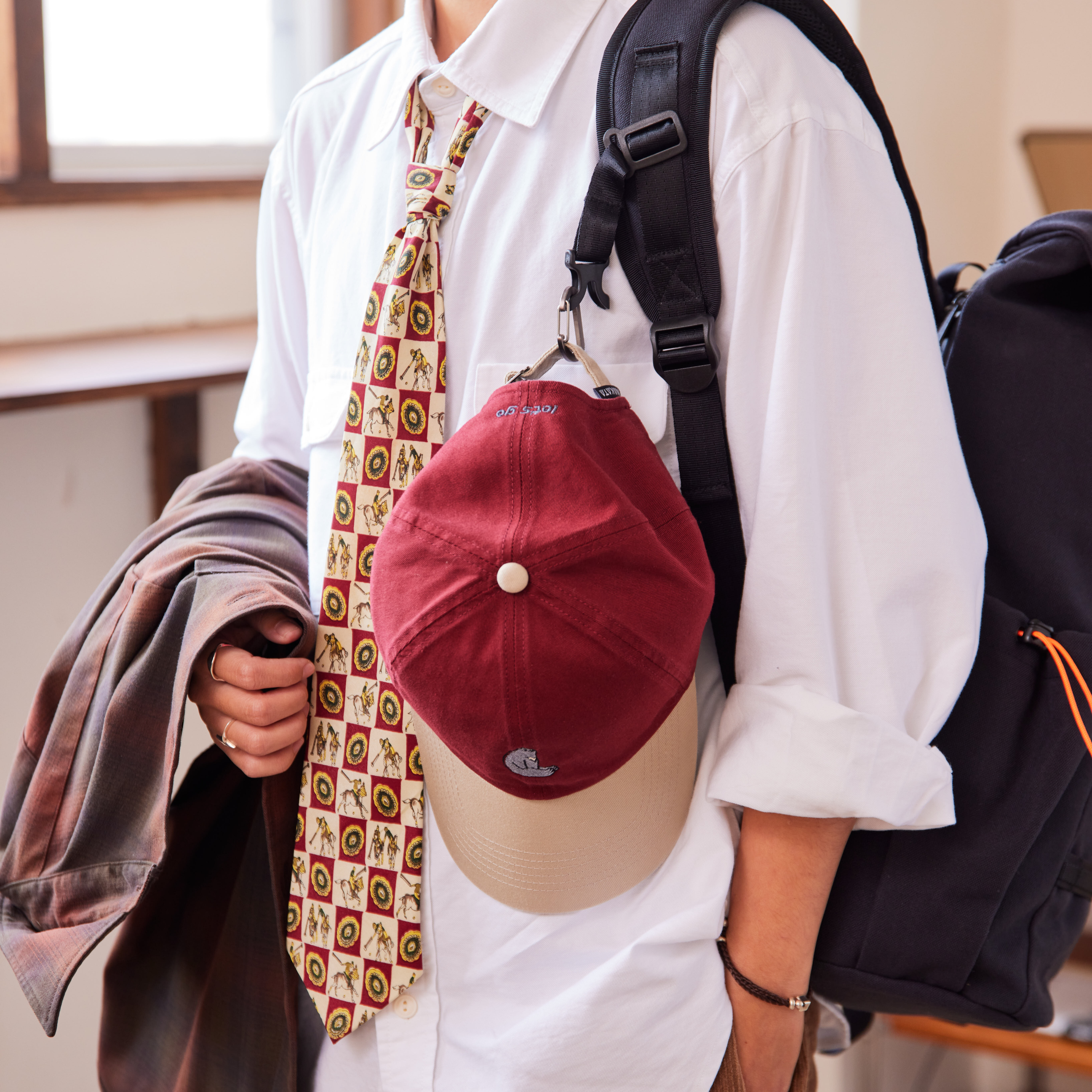 《森林動物》城市復古棒球  拼色帽