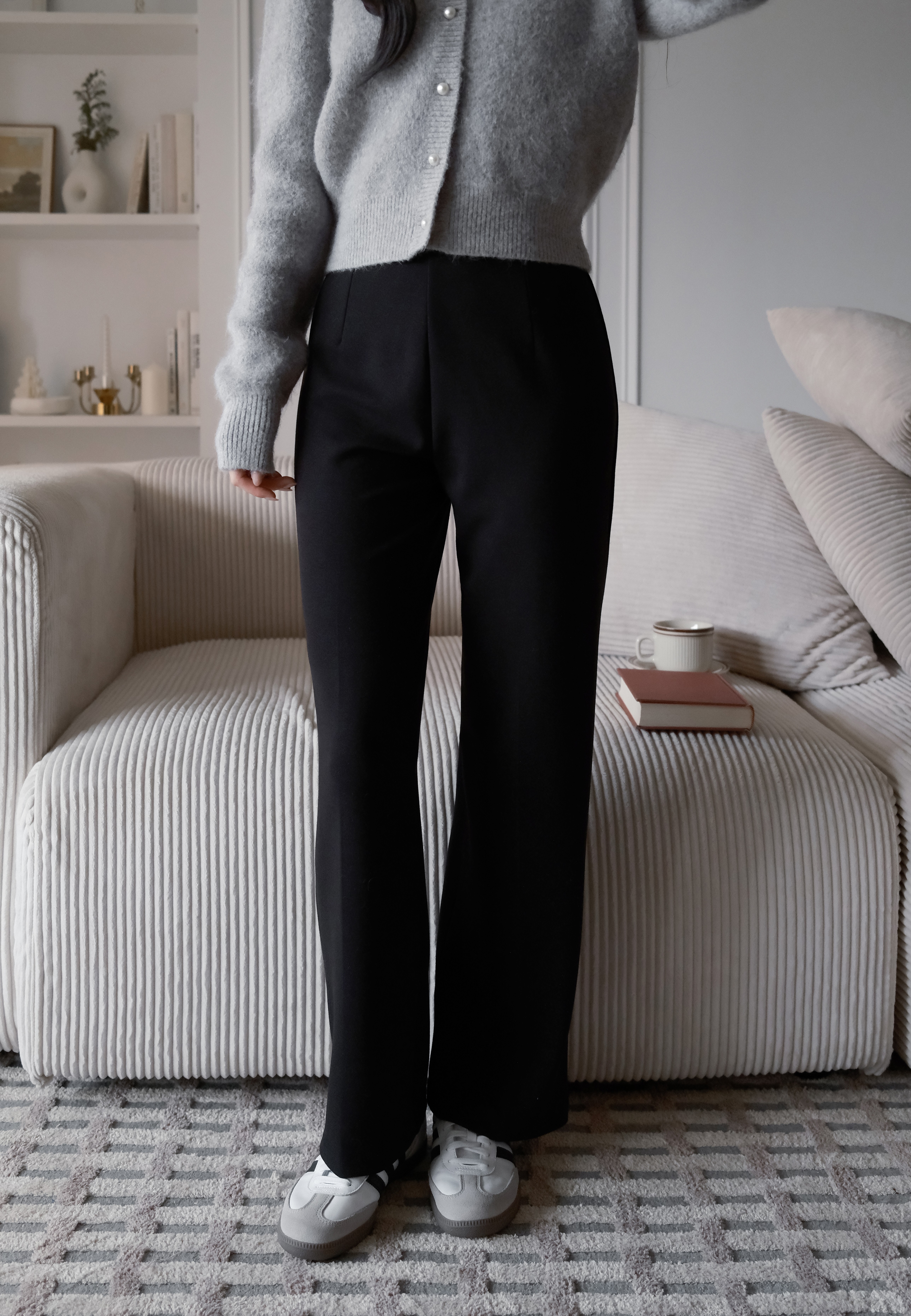 🚀當日出貨【🌸早春新品 】一穿就很自在百搭神褲 ( 2 colors )