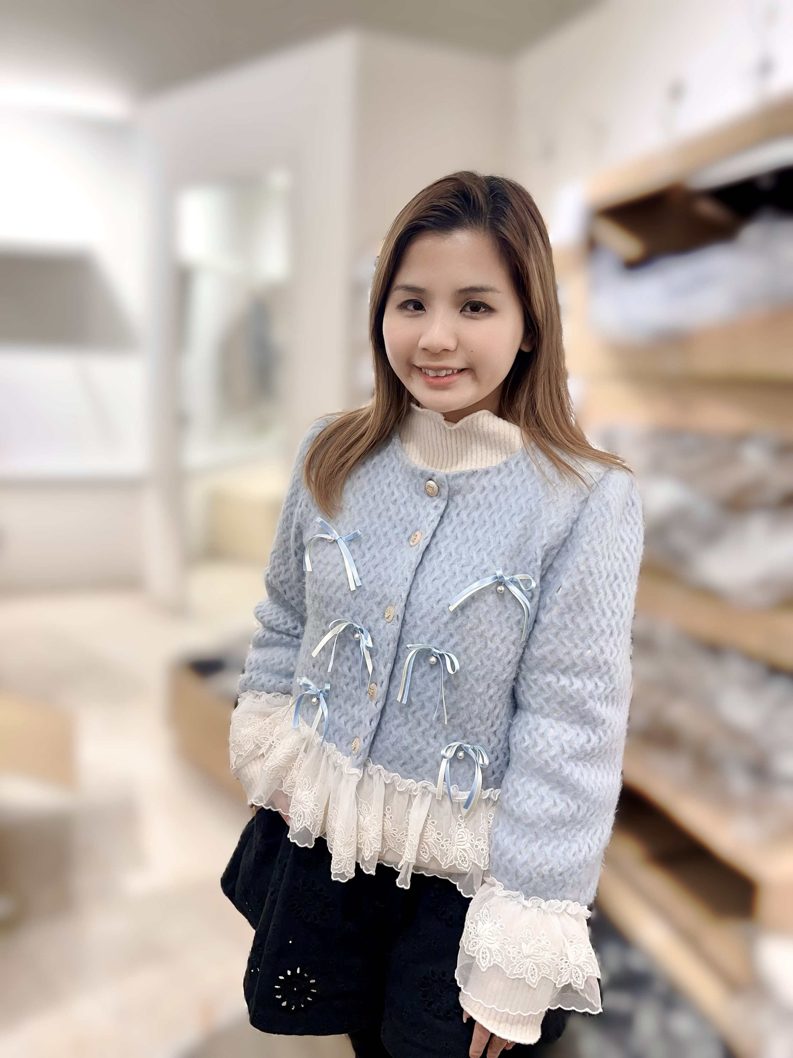 Y45 胸42-44 長20 (羊毛45%) $589 校長自留款  (獨家款)