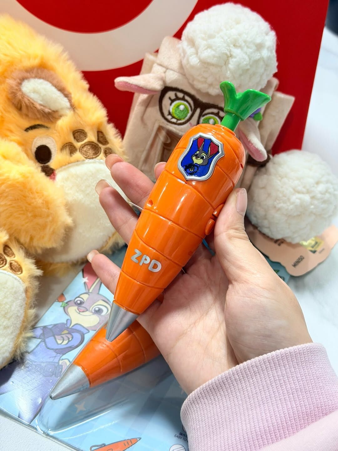 【逢甲 FUZZY】DISNEY 動物方城市 可愛胡蘿蔔 錄音筆 錄音器 正版授權