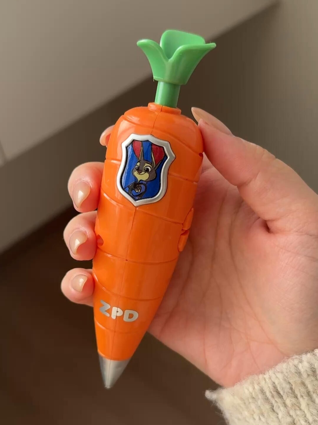 【逢甲 FUZZY】DISNEY 動物方城市 可愛胡蘿蔔 錄音筆 錄音器 正版授權