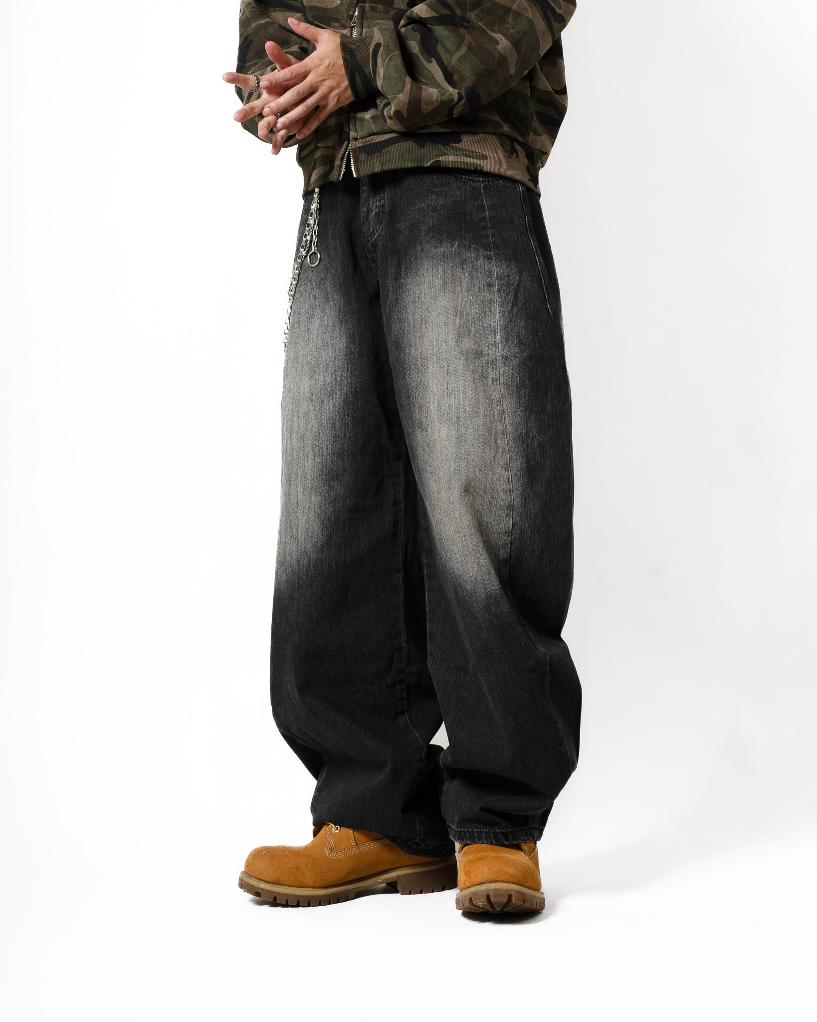 OurPick Wide Washed Gradient Jeans 水洗漸層牛仔褲 2色