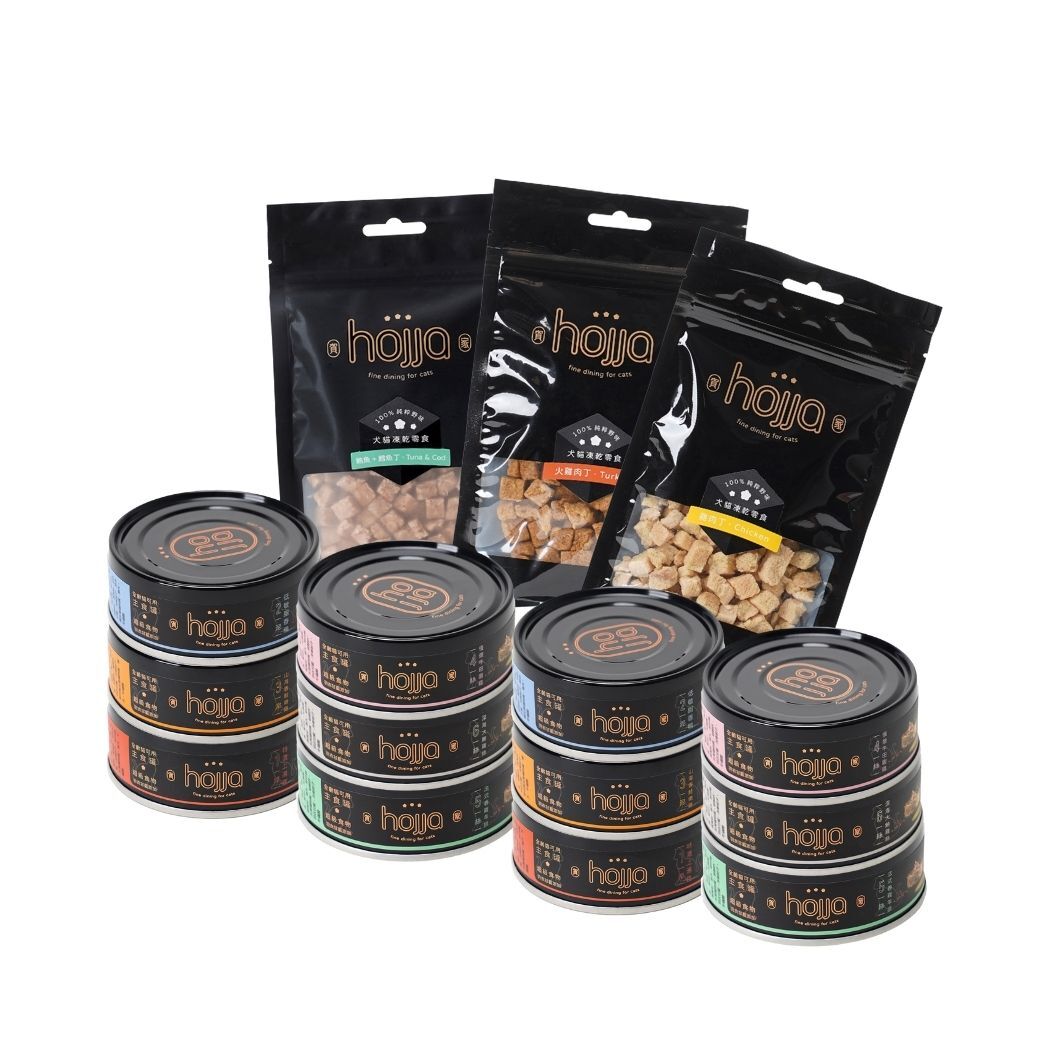 米其林新春禮包(主食罐12入/凍乾3包)