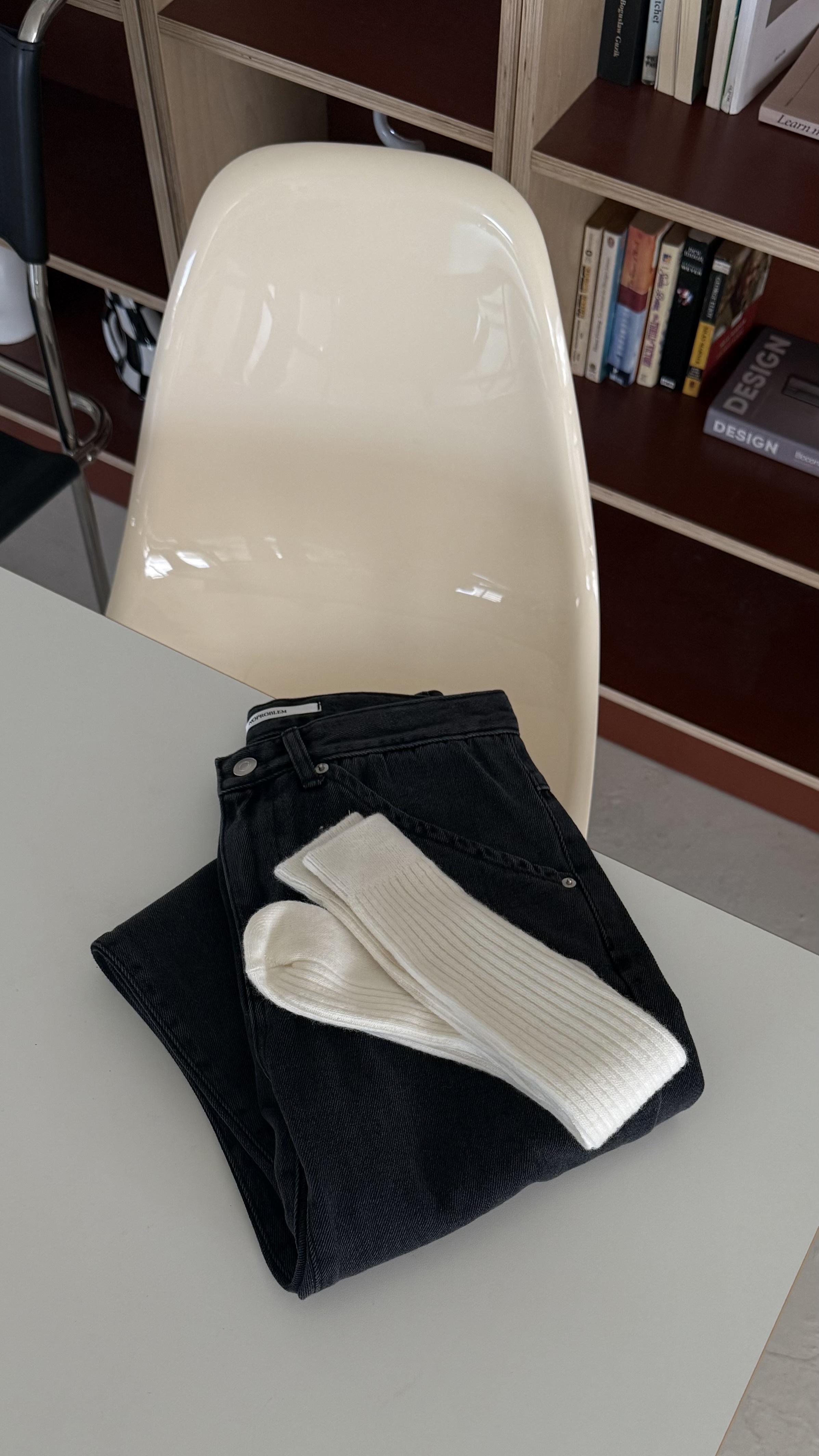 cashmere時髦半筒襪(5色)