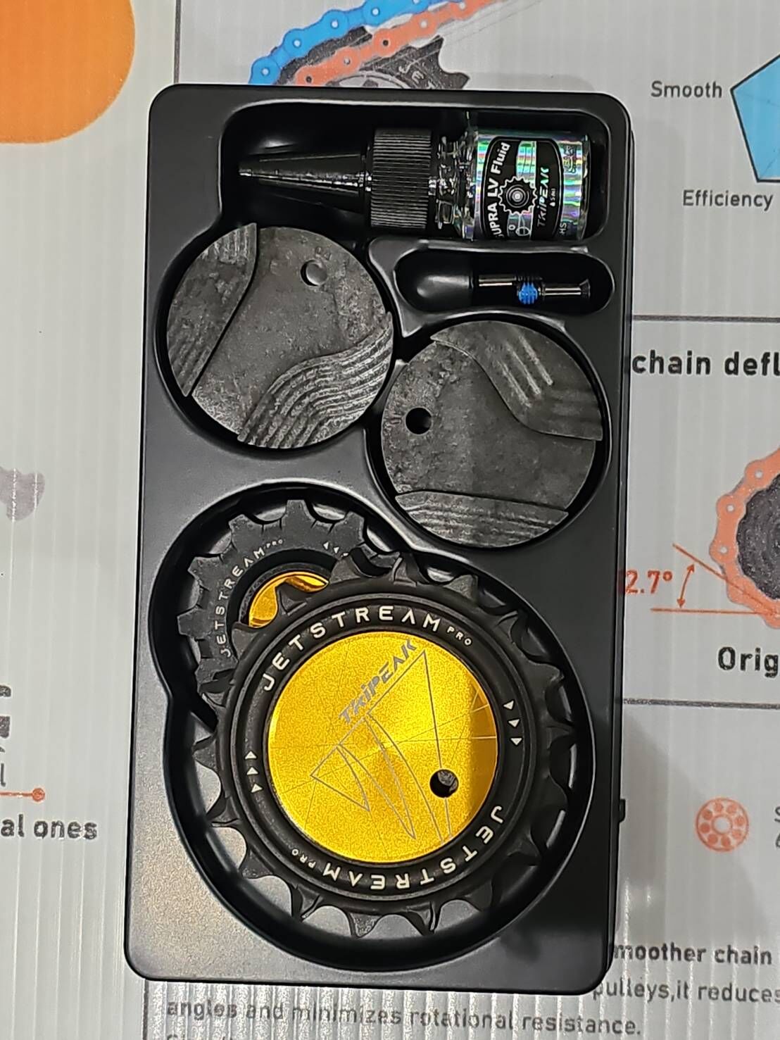Tripeak 12/18T 空力強化版 大導輪 金色款 Jetstream PRO AOPW AERO  一組適合4款變速系統  Shimano R92xx R81xx SRAM Red E1 Force E1