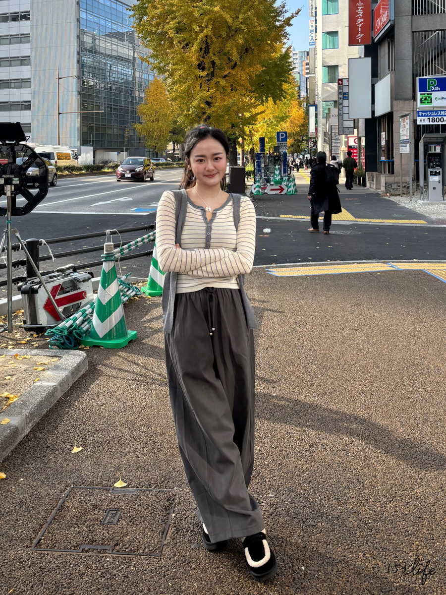 |現貨|合身針織條紋披肩造型上衣(3色)