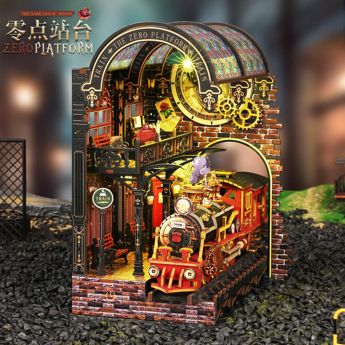 DIY Midnight Platform Book Nook Mini House