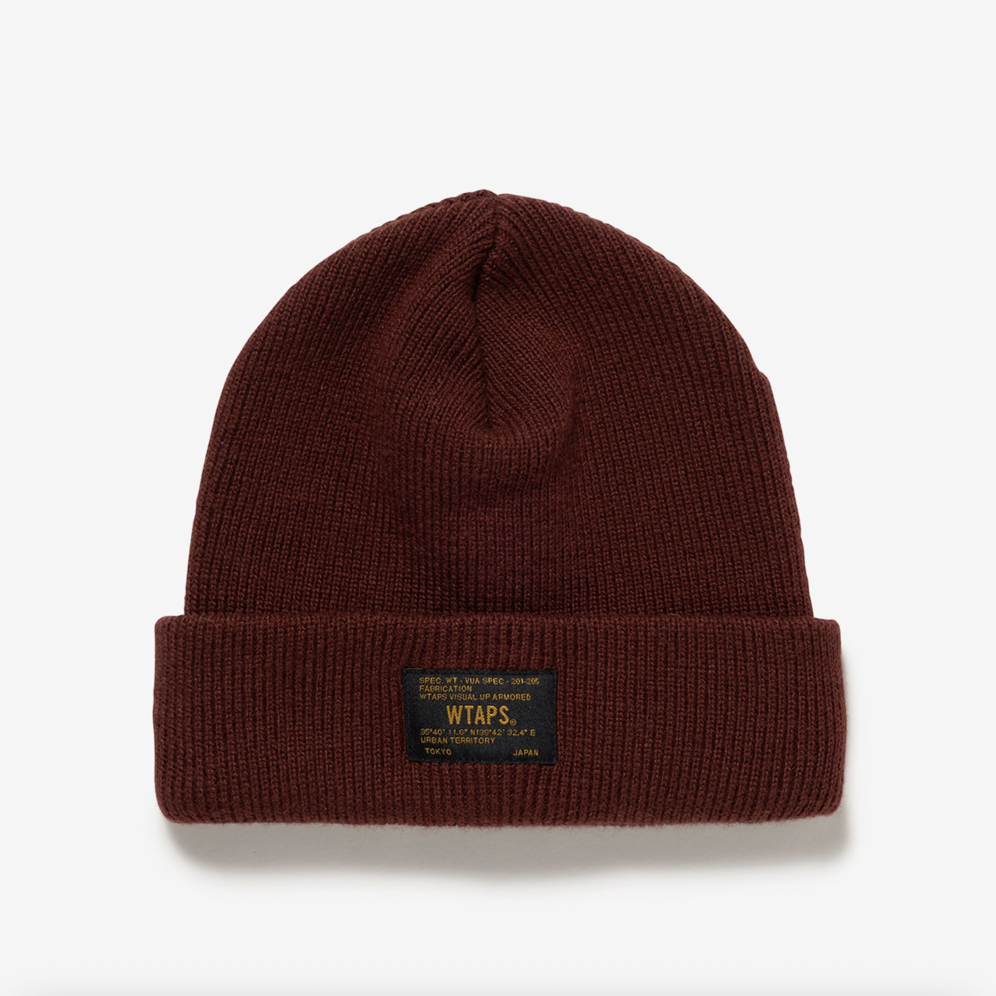 WTAPS FGZ / BEANIE / ALNY 咬標毛帽黑色/紅色-252MADT-HT02