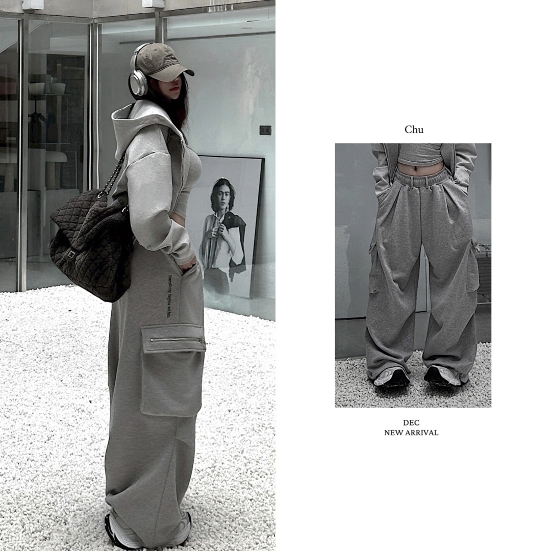 【 𝐂𝐇𝐔-𝐌𝐀𝐃𝐄 】怒推褲型 一眼認定的鎮店棉褲（高磅版本）