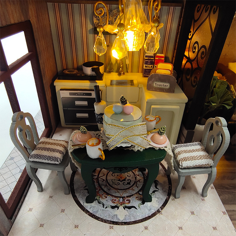 DIY Dream Tower Wooden 3D Mini House