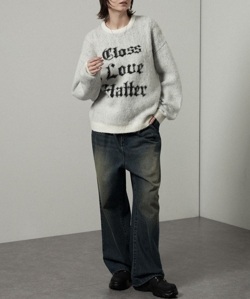 現貨 日本 Alfred Alex 哥德字 設計 毛衣 5款