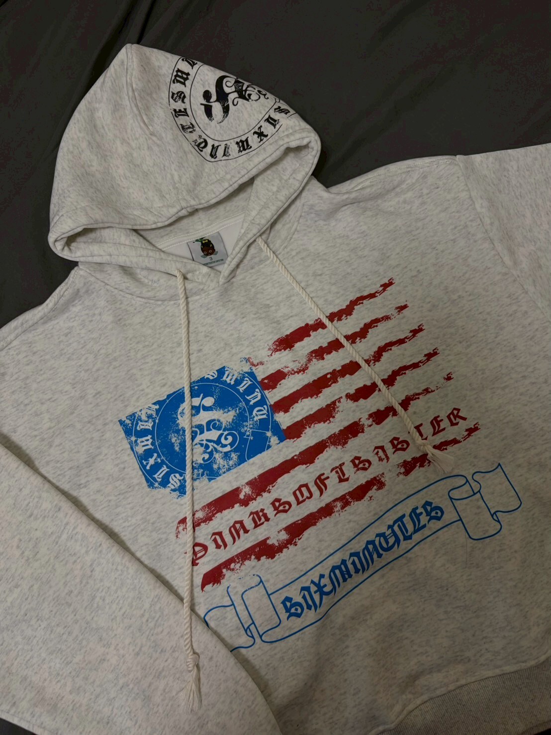 美式🇺🇸印花刷絨帽踢