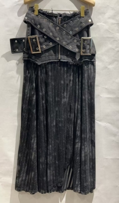 1208FH57-Fashion靚衫-半身裙黑色（A57）