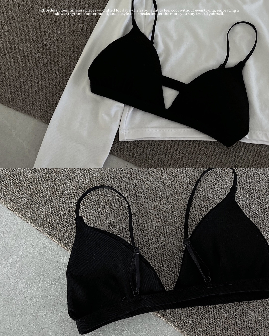 【 𝐂𝐇𝐔-𝐌𝐀𝐃𝐄 】進店必入!!最顯身材的透透打底衣｜三角杯吊帶內衣