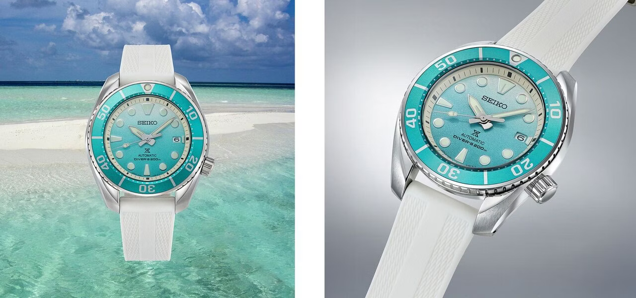 萬年鐘錶 - SEIKO PROSPEX  馬爾地夫變幻沙洲200米機械潛水錶 SPB539J1 / 6R35-03M0G 錶徑45MM