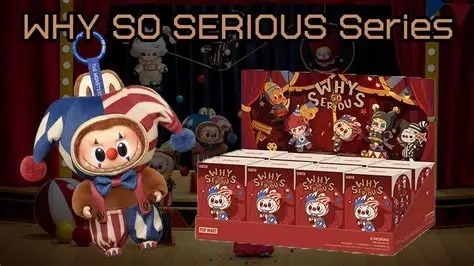 POPMART WHY SO SERIOUS系列-搪膠毛絨掛件盲盒 (H12 PO502)