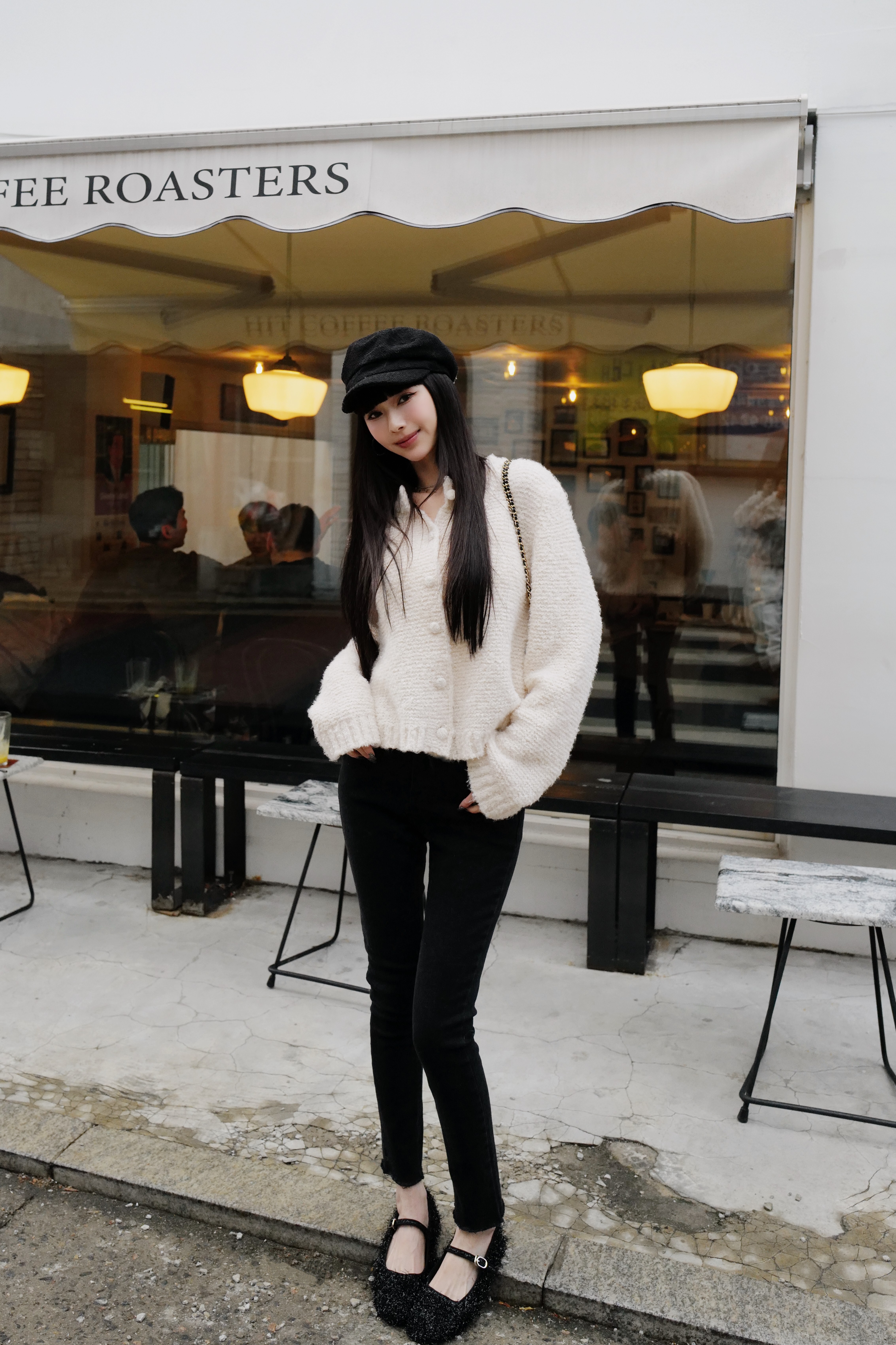 （現貨）一見鐘情包扣羊毛針織外套 GN22