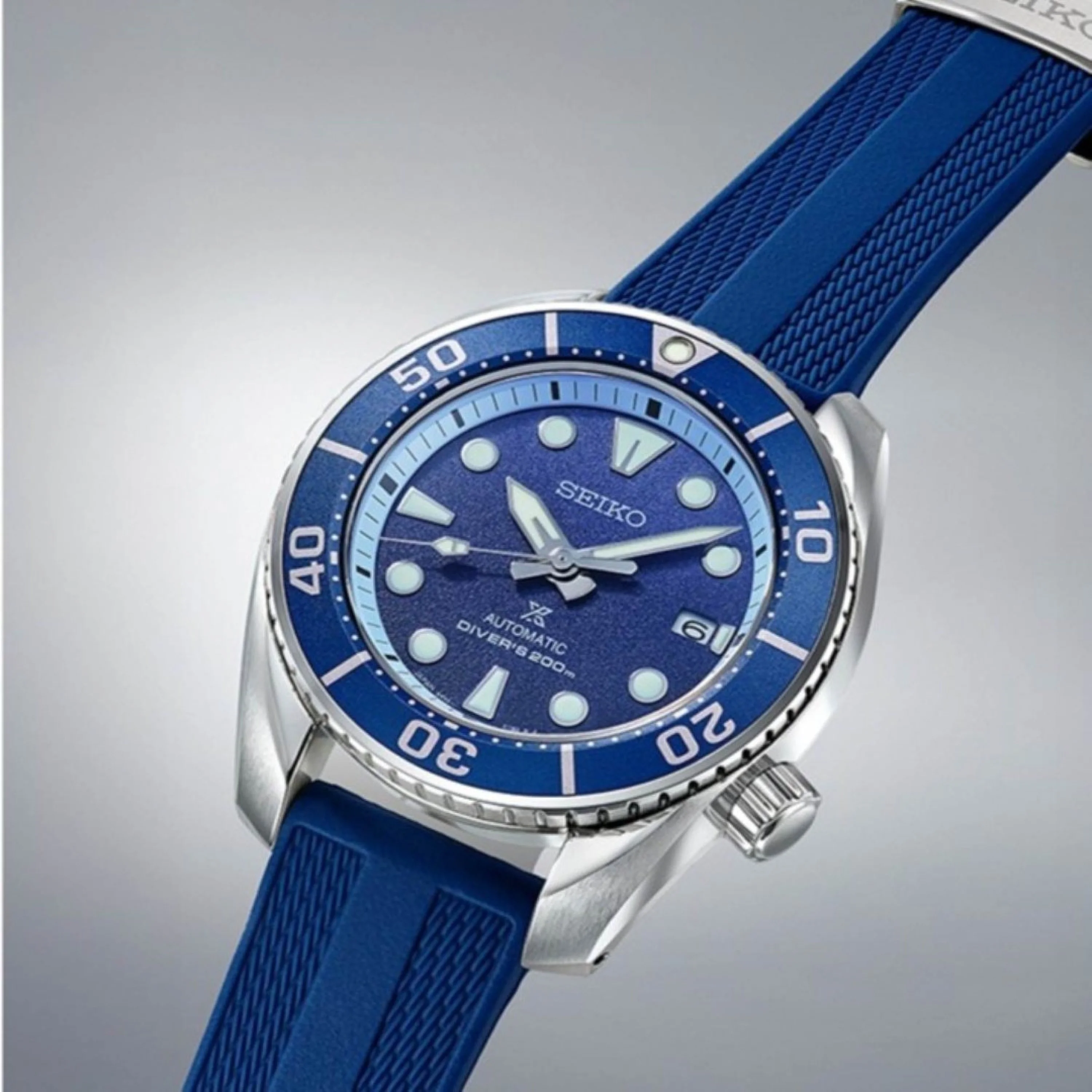 萬年鐘錶 - SEIKO PROSPEX 神秘藍火火山口200米機械潛水錶 SPB543J1 / 6R35-03N0B 錶徑45MM