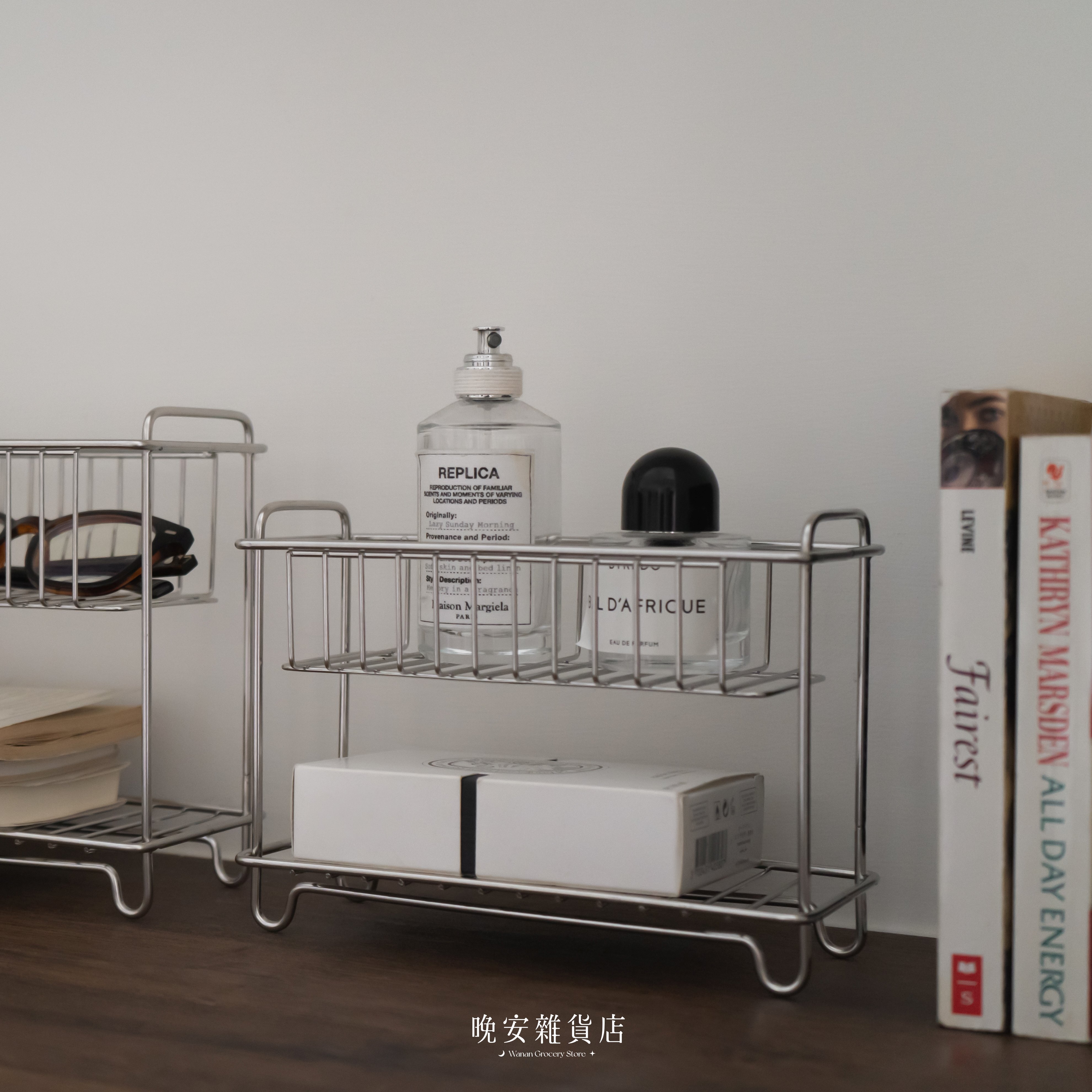 【高顏質收納】不鏽鋼置物架｜雙層收納