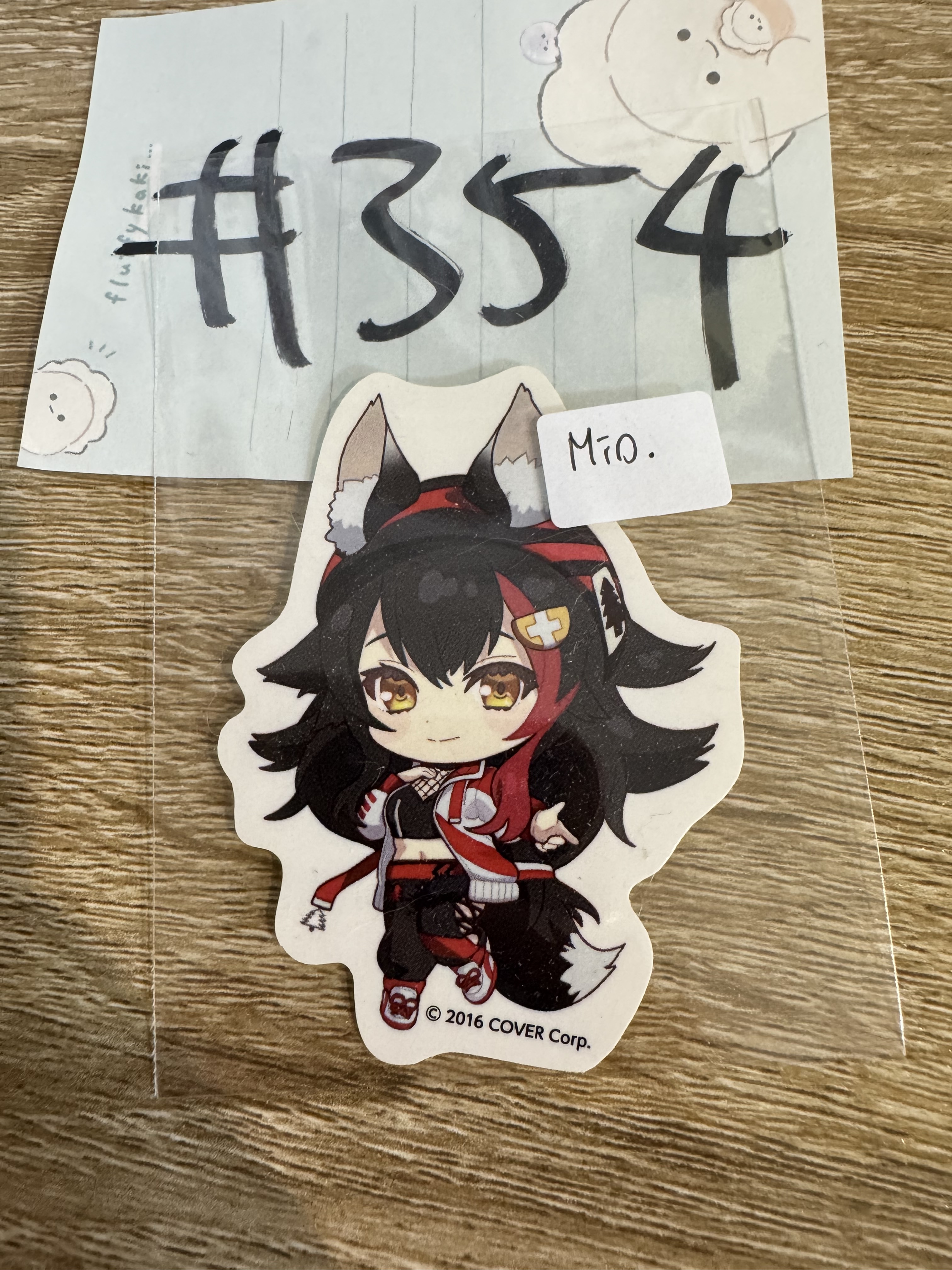 HOLOLIVE MIO 貼紙#354