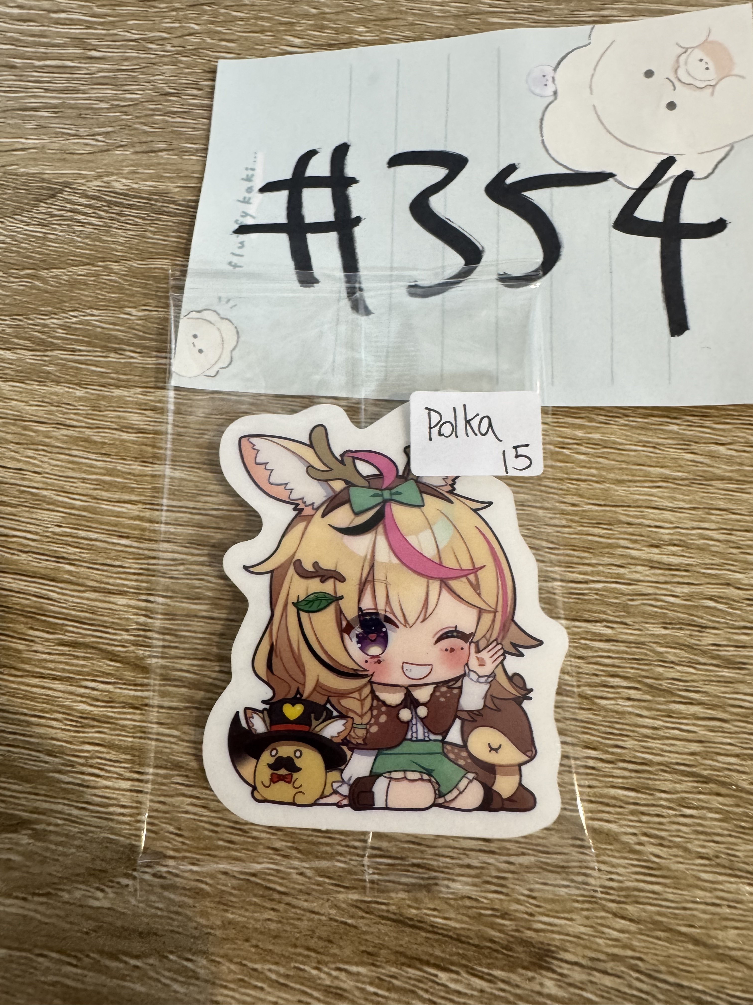 HOLOLIVE POLKA 貼紙#354