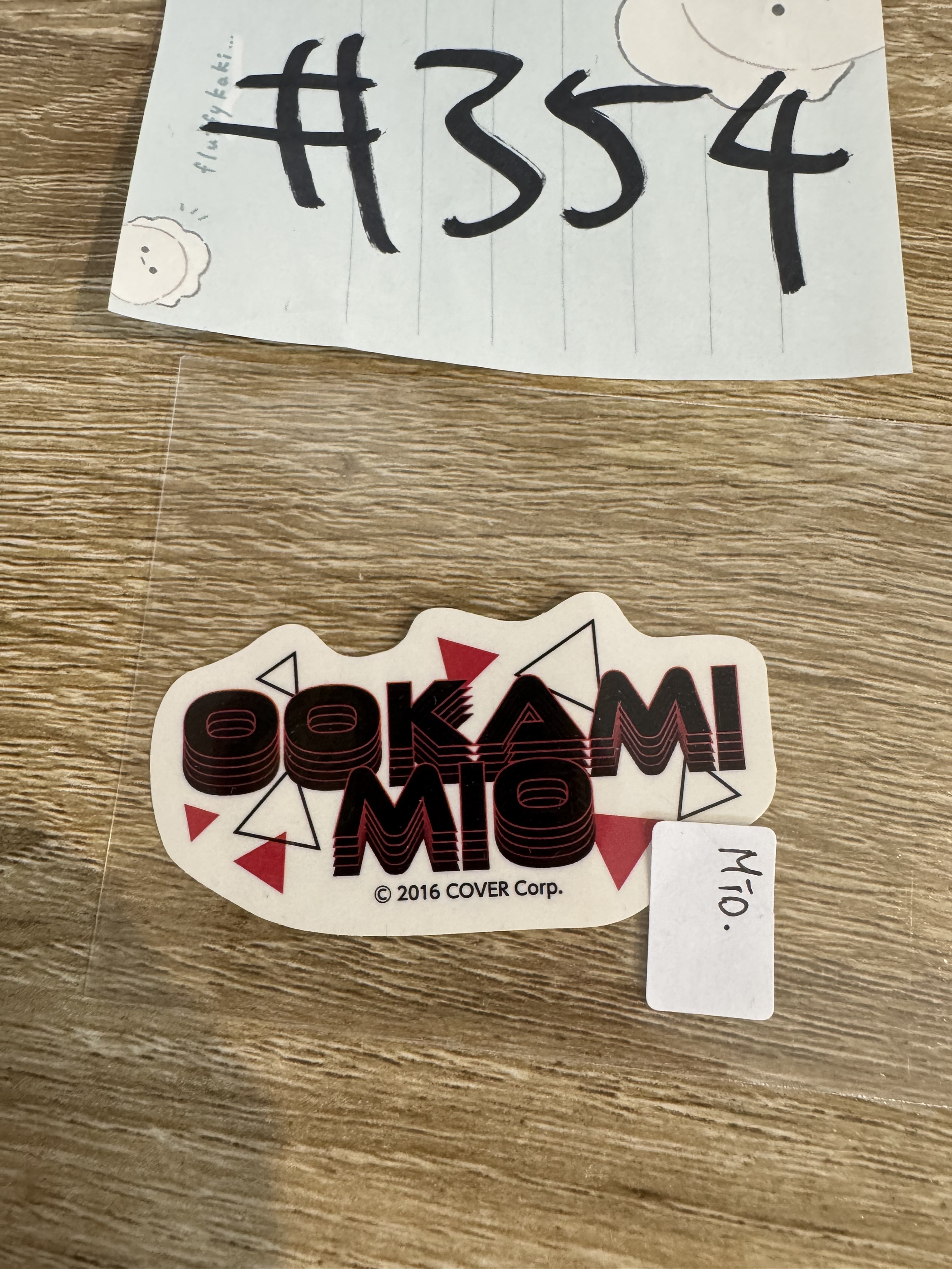 HOLOLIVE MIO 貼紙#354