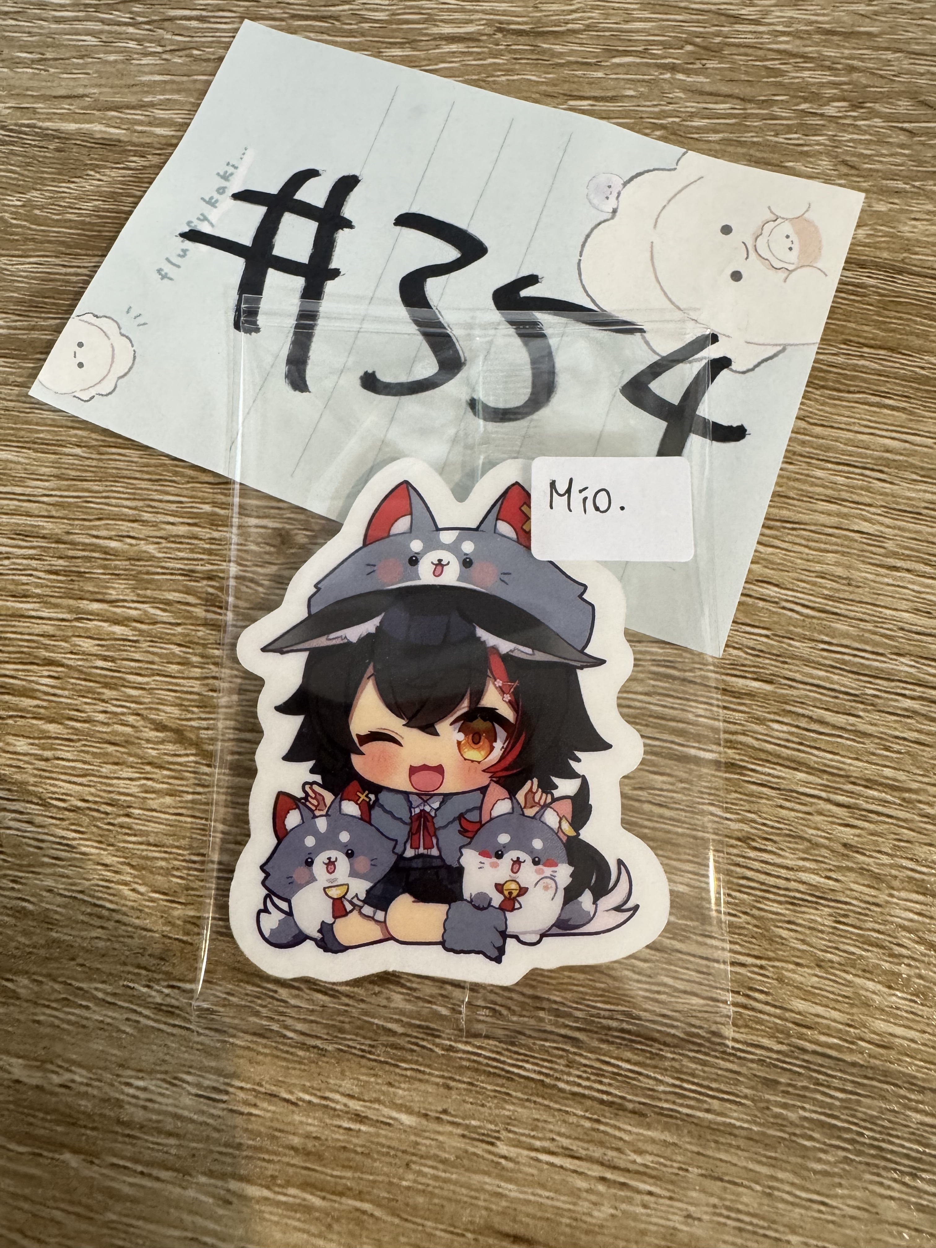 HOLOLIVE MIO 貼紙#354