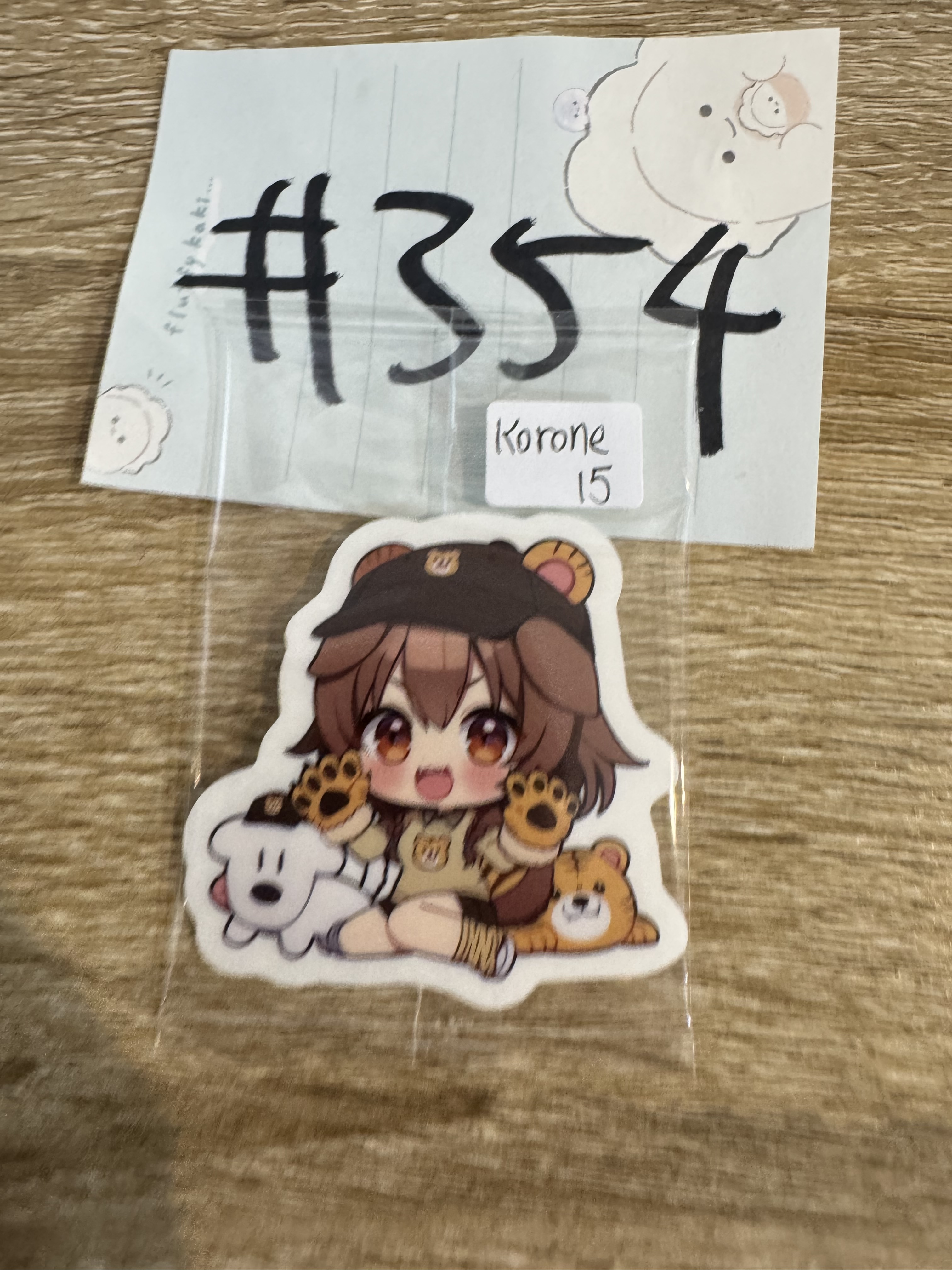 HOLOLIVE KORONE 貼紙#354