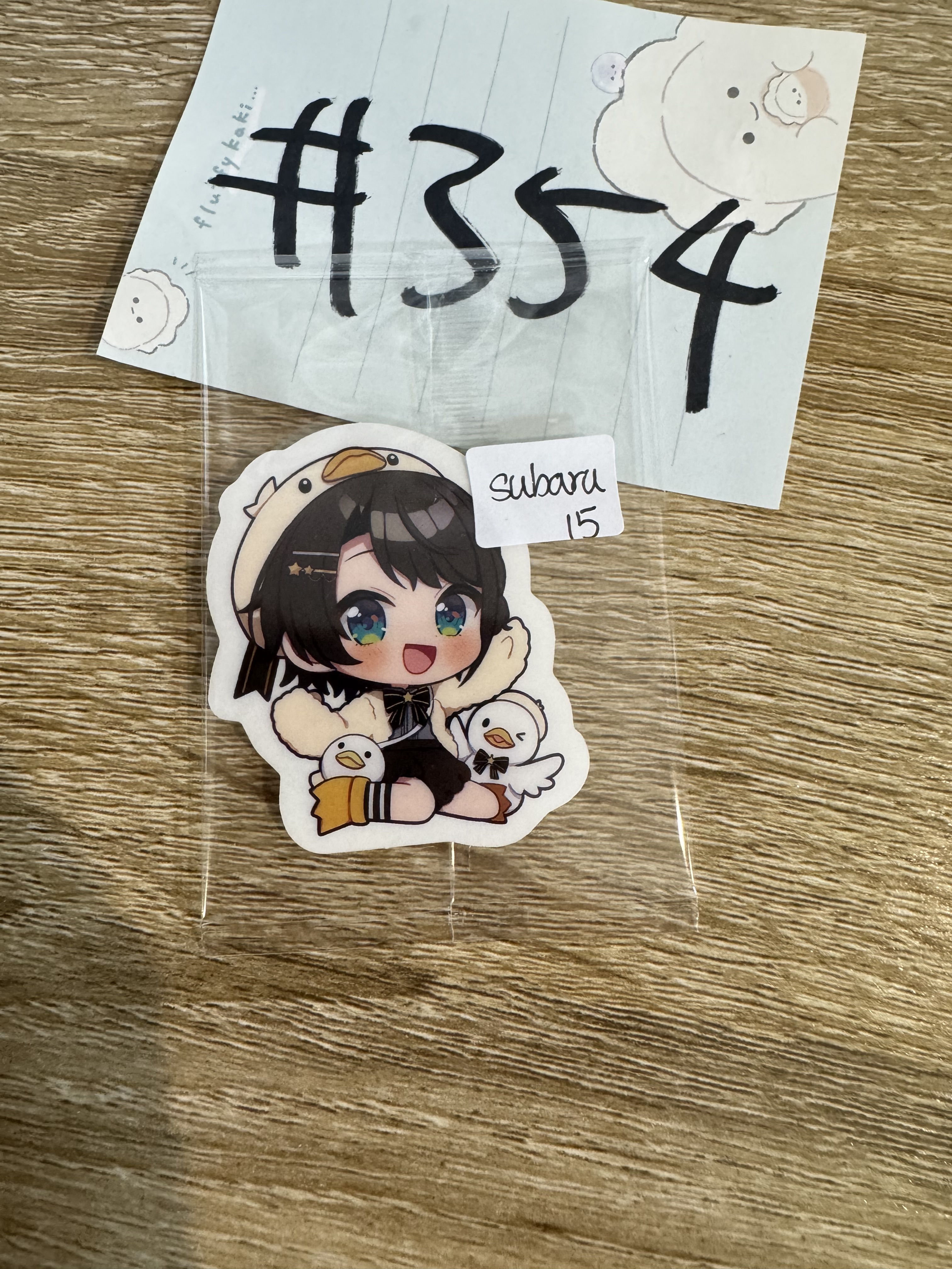 HOLOLIVE SUBARU 貼紙#354