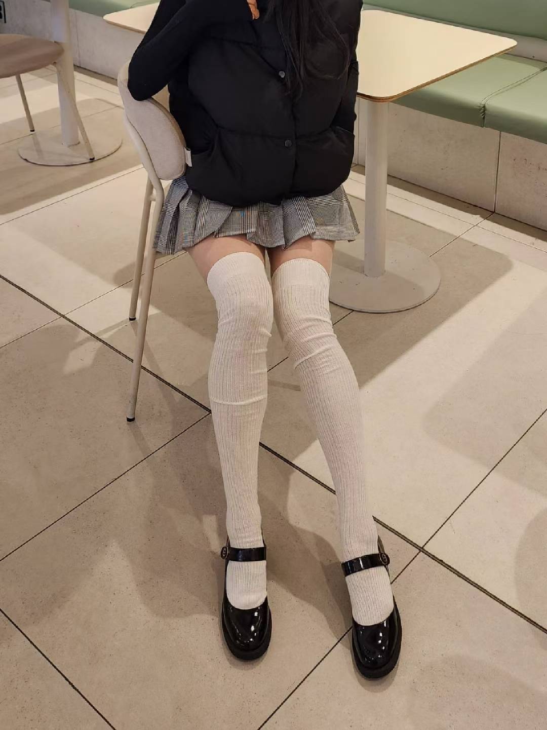 Mello O過膝長襪