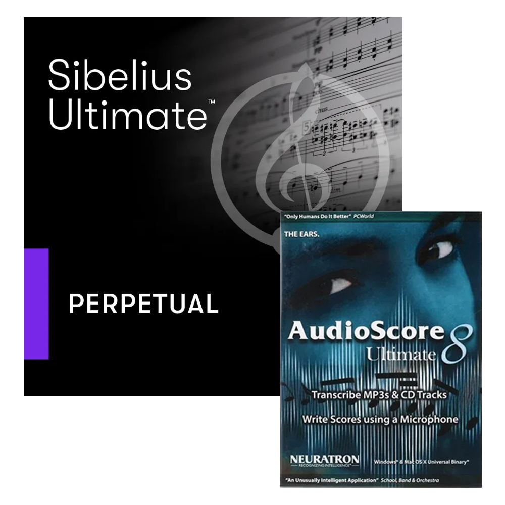 Avid Sibelius Ultimate 永久授權 含AudioScore 音訊轉譜工具｜記譜軟體 (含1年升級與支援)