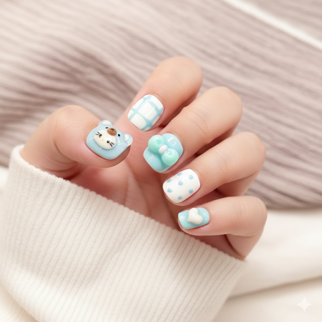 ■兒童甲■頭套凱蒂熊熊