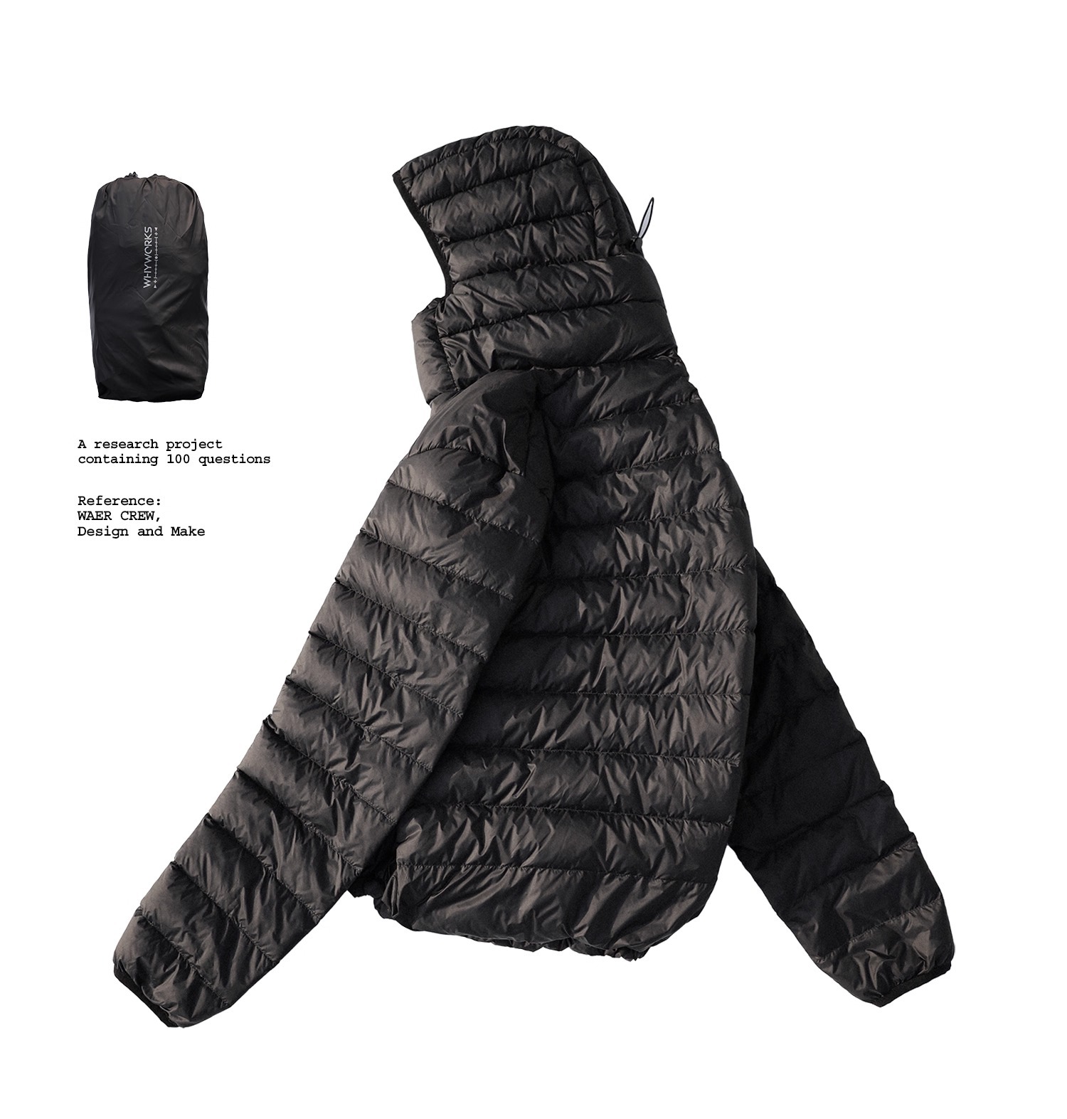 WHYWORKS【雲跡】羽絨排骨服